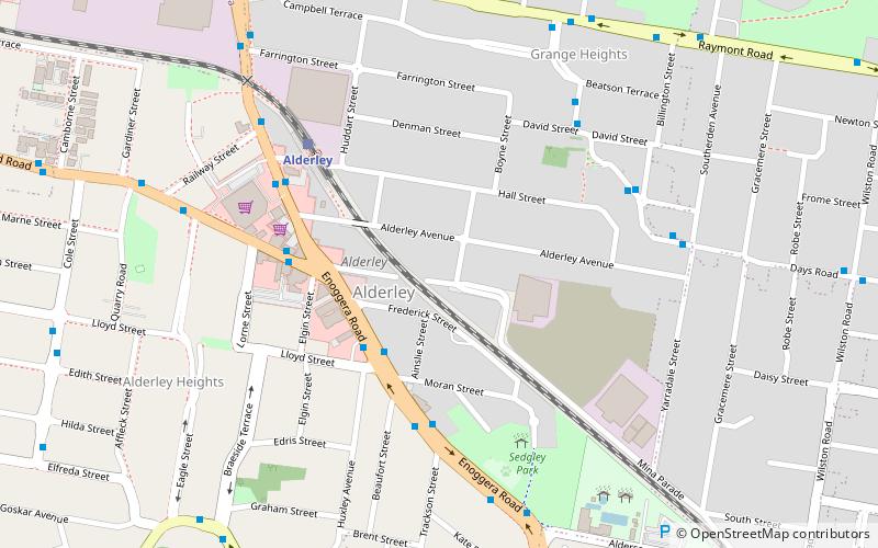 Alderley location map
