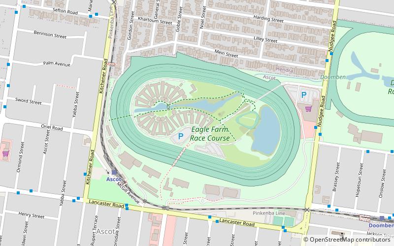 Eagle Farm Racecourse location map