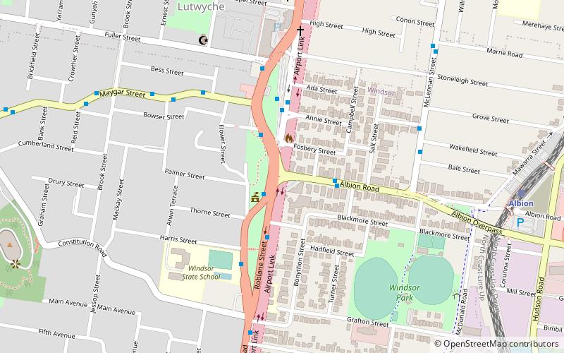 Brisbane Opal Museum location map