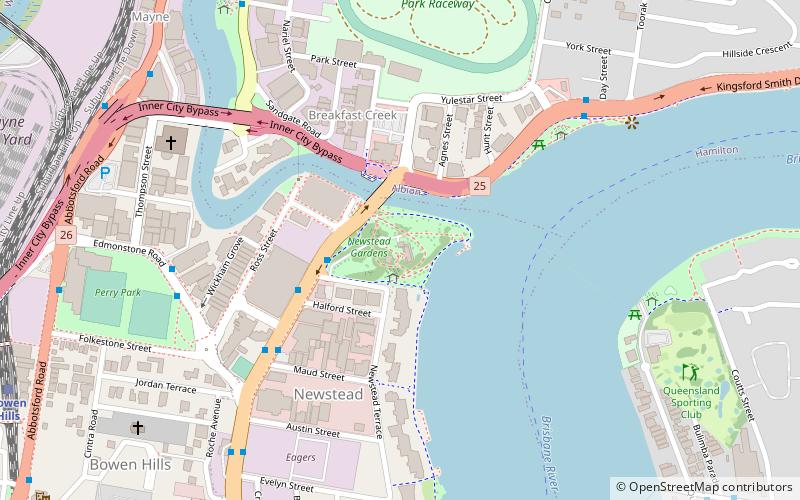 Newstead House location map