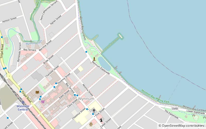 Wynnum Wading Pool location map