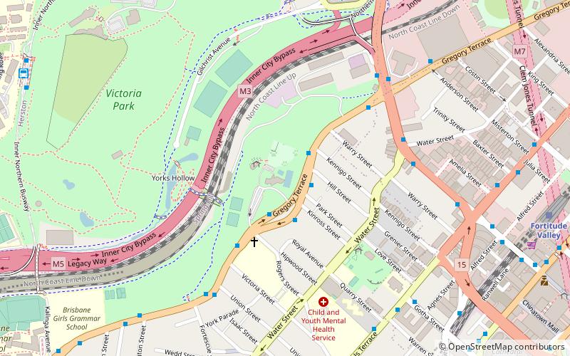 Centenary Pool Complex location map