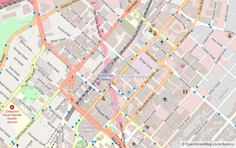 The Wickham location map