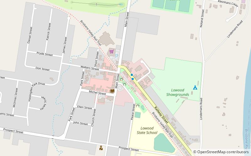 Lowood location map
