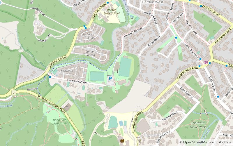 purtell park brisbane location map