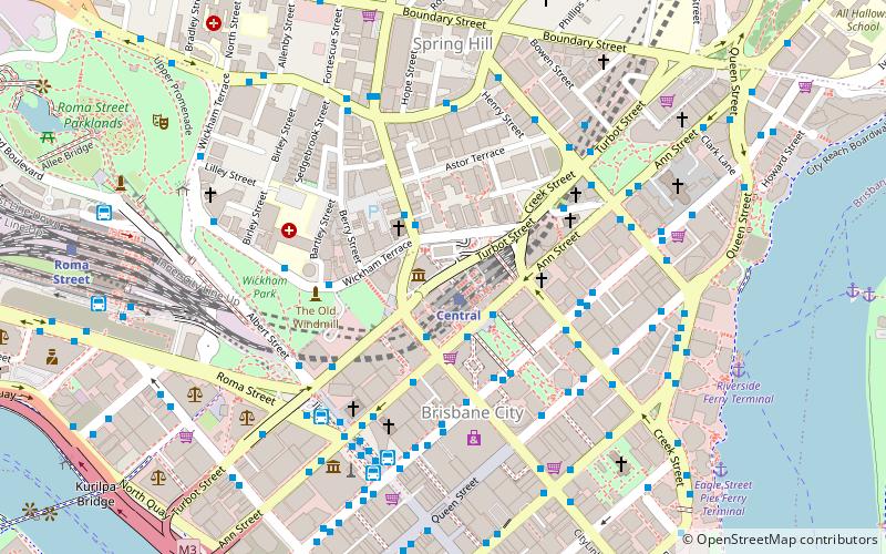 turbot street brisbane location map