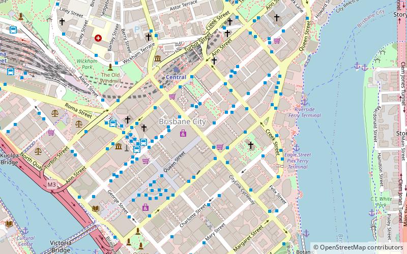 Queen Street location map