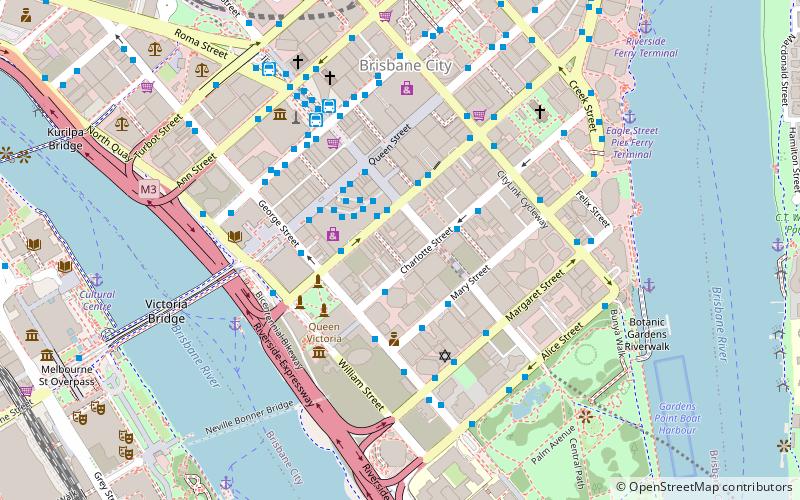 Elizabeth Street location map