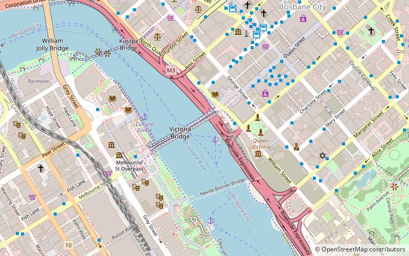 Northbank location map