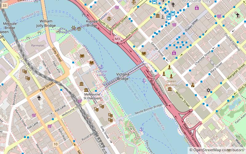 Victoria Bridge location map