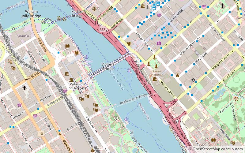 William Street location map