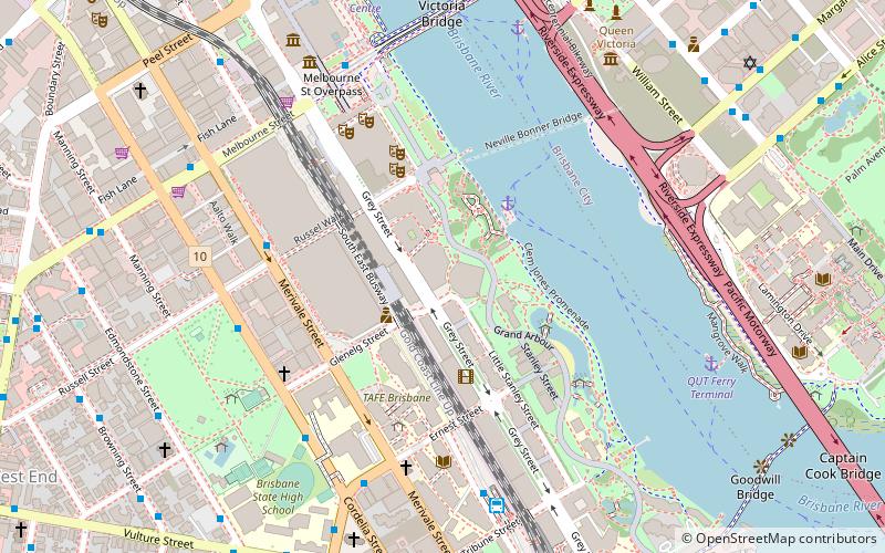 South Bank Piazza location map