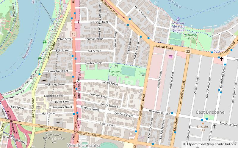 Raymond Park location map