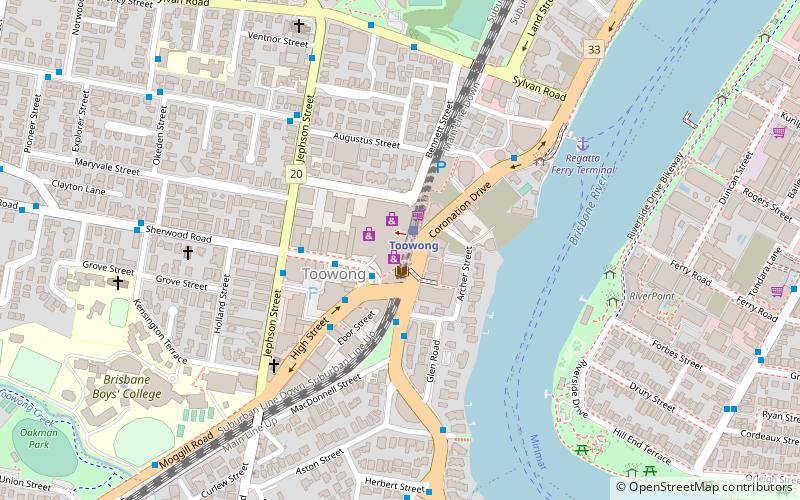 Toowong Municipal Library Building location map