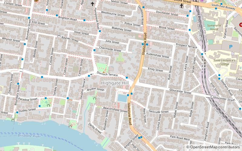 Highgate Hill location map