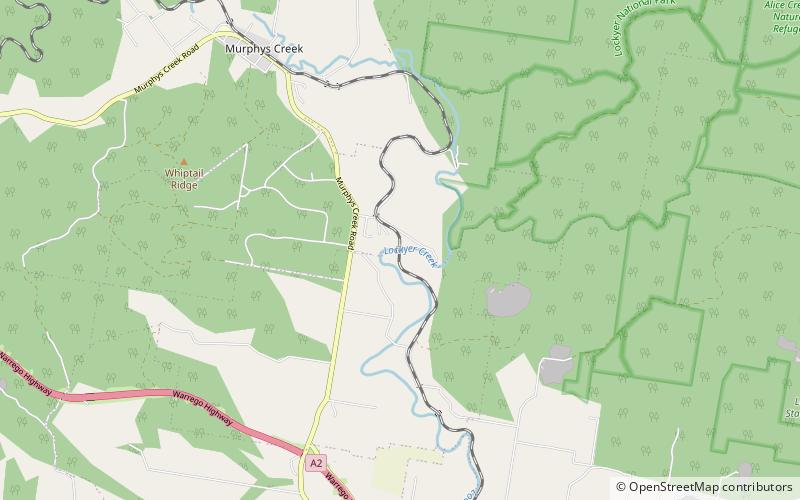 Lockyer Creek Railway Bridge location map