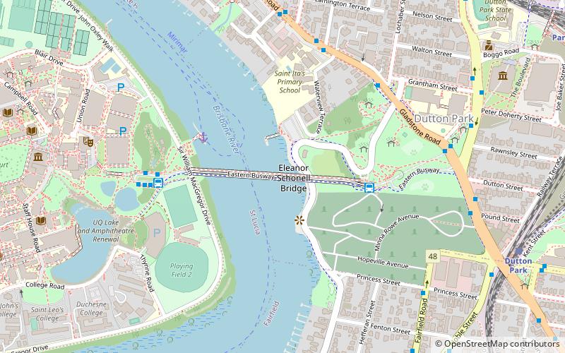 Eleanor Schonell Bridge location map
