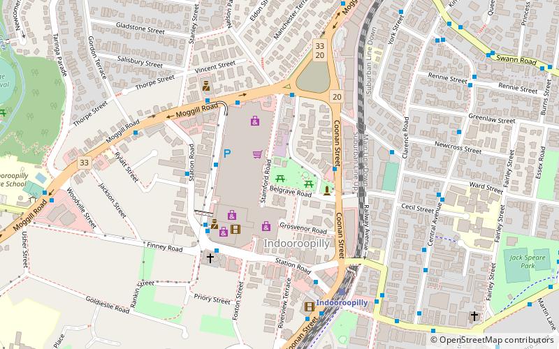 Keating residence location map