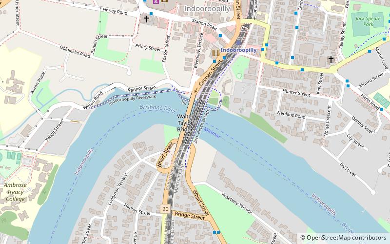 Albert Bridge location map