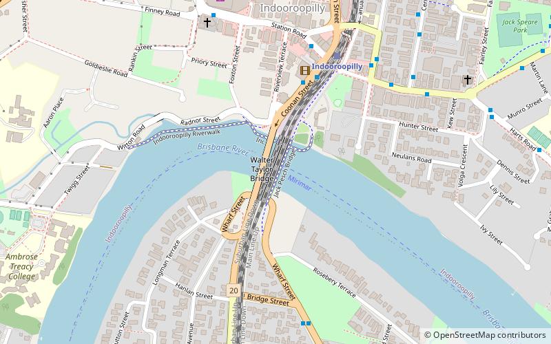 Indooroopilly Railway Bridge location map