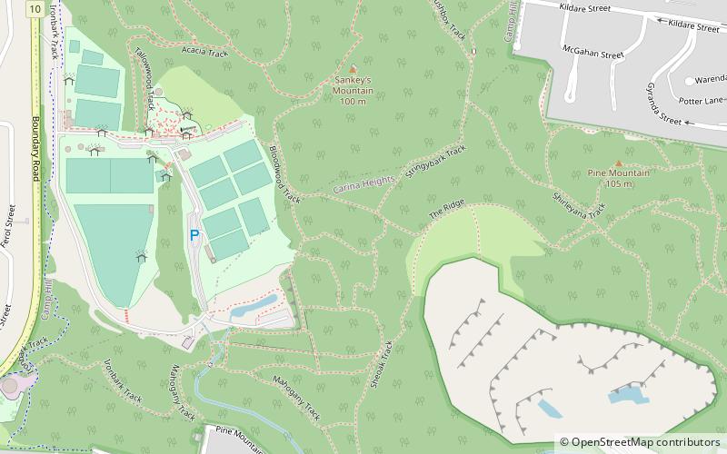 Whites Hill location map