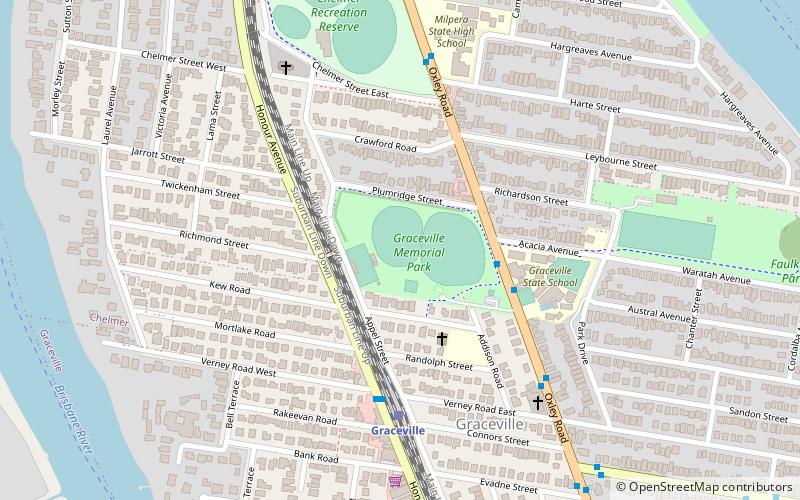 Graceville Memorial Park location map