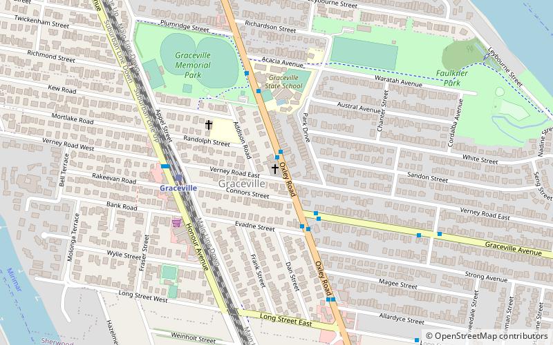 Graceville Uniting Church location map