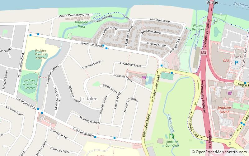 jindalee brisbane location map