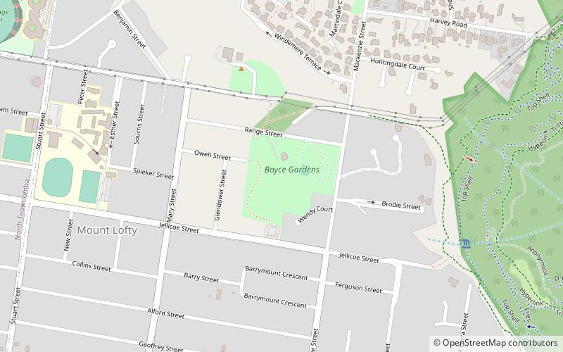Boyce Gardens location map