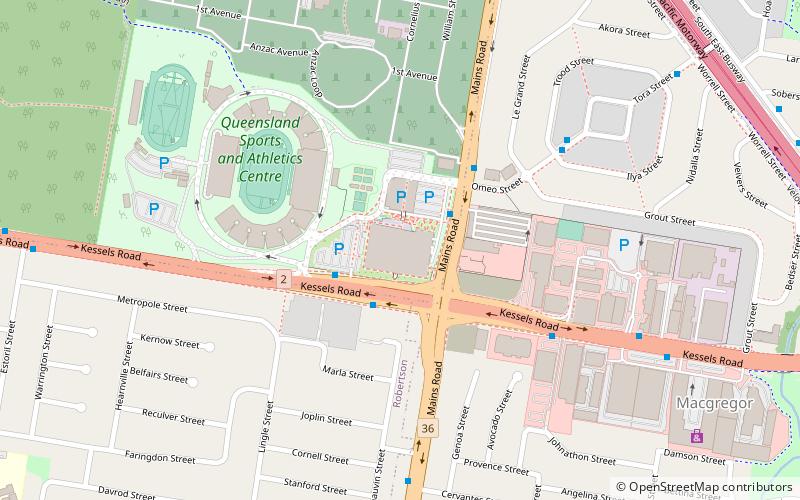 Nissan Arena location map