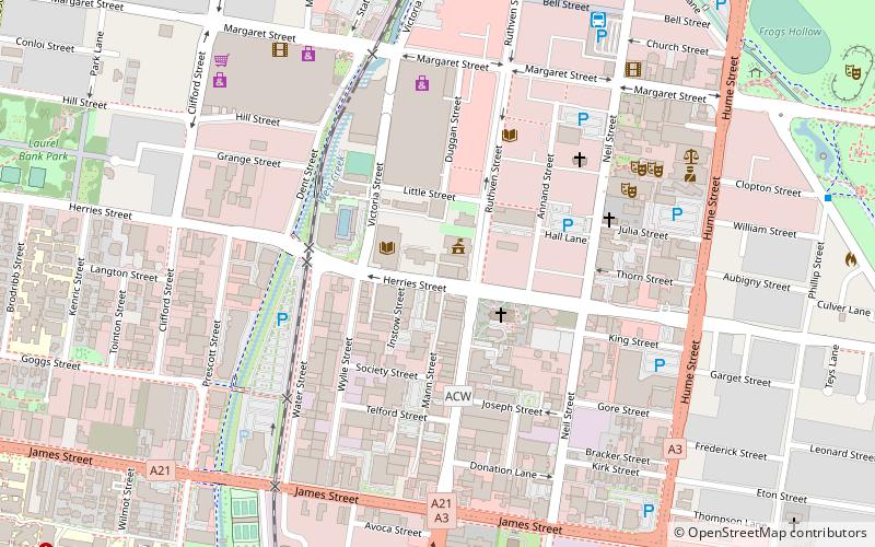 Soldiers Memorial Hall location map