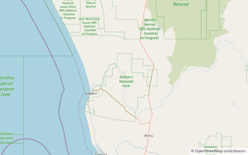 Murchison River Gorge location map