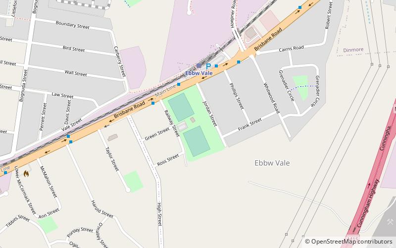 Ebbw Vale Memorial Park location map