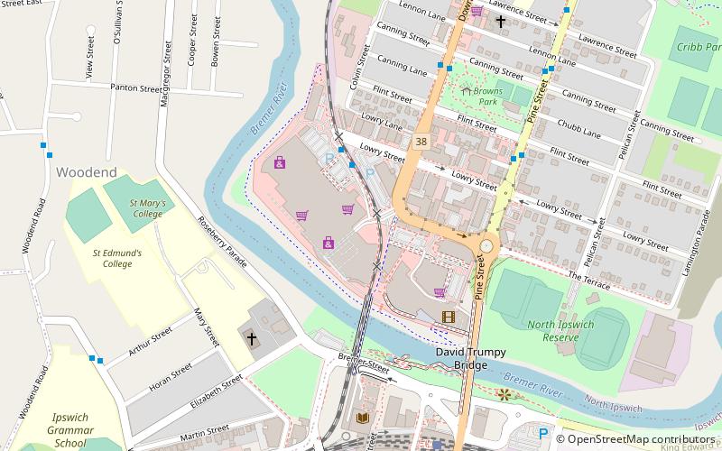 riverlink shopping centre ipswich location map