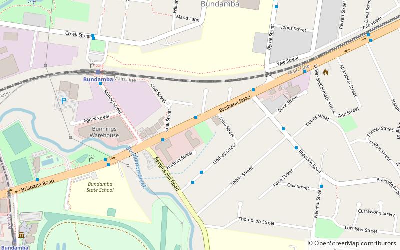 shire of bundanba ipswich location map