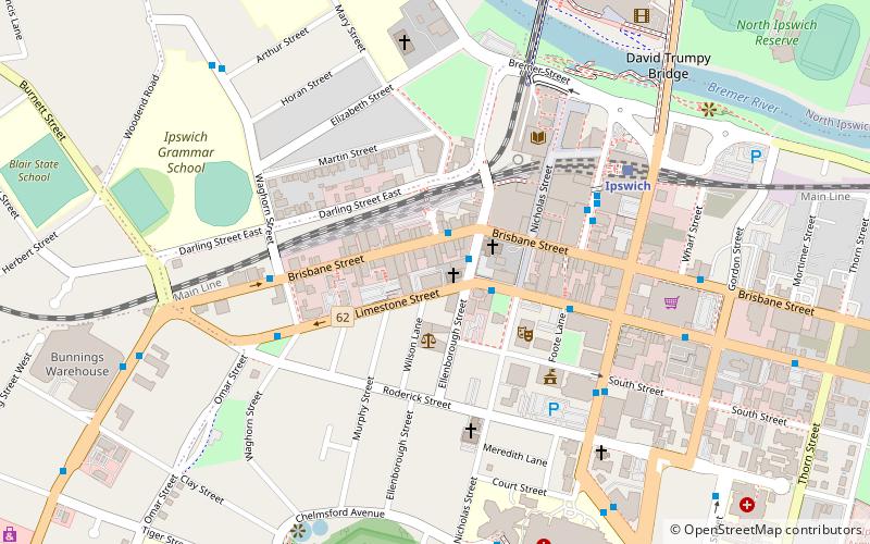 Ipswich Central Mission location map