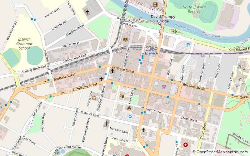 St Paul's Young Men's Club location map