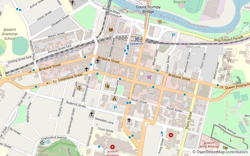 Ipswich & West Moreton Building Society building location map