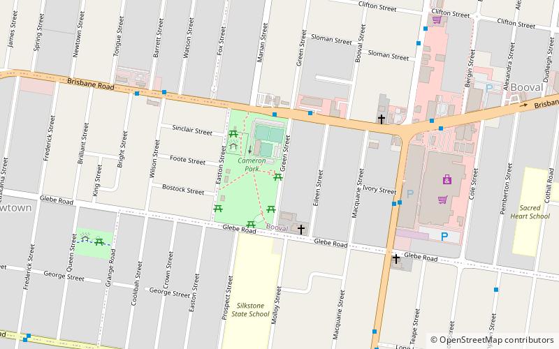 Booval War Memorial location map