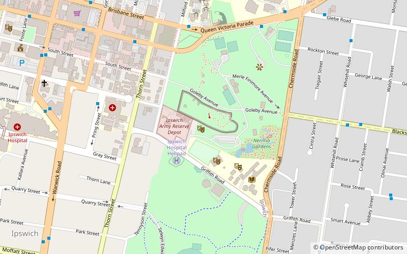 Walter Burley Griffin Incinerator location map