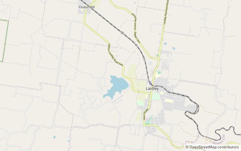 Laidley Golf Club location map