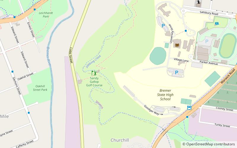 Sandy Gallop Golf Course and Function Centre location map