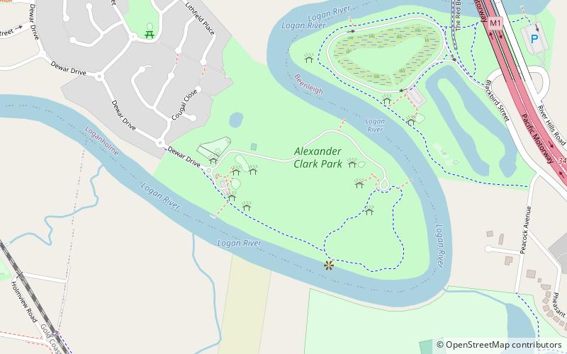 Alexander Clark Park location map