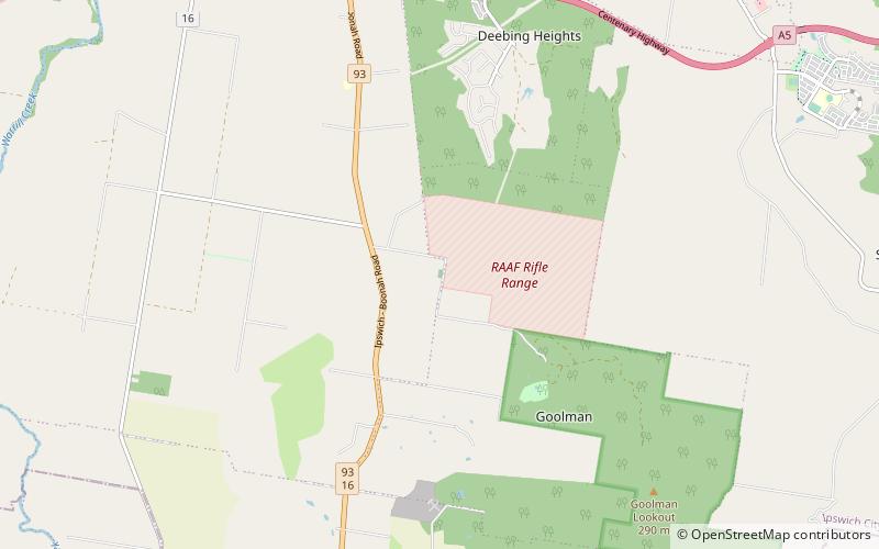 Purga Aboriginal Cemetery location map