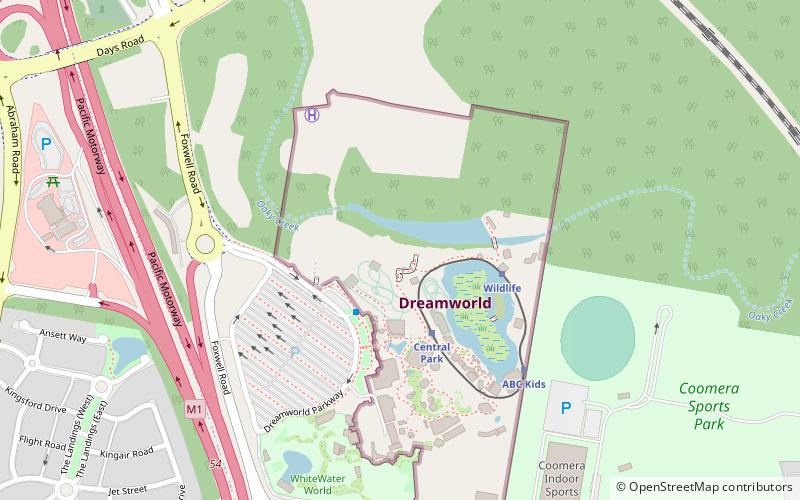 Rocky Hollow Log Ride location map