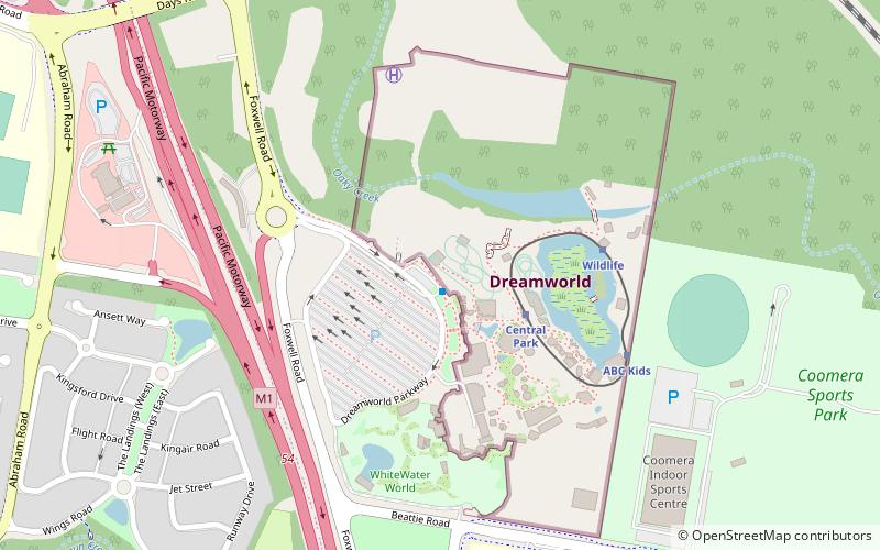 BuzzSaw Roller Coaster location map