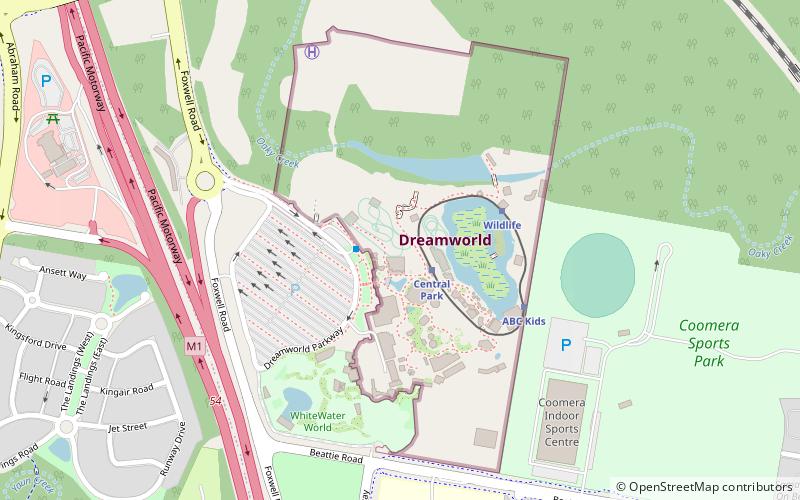 Eureka Mountain Mine Ride location map