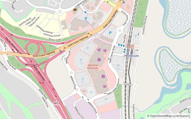 Westfield Helensvale location map