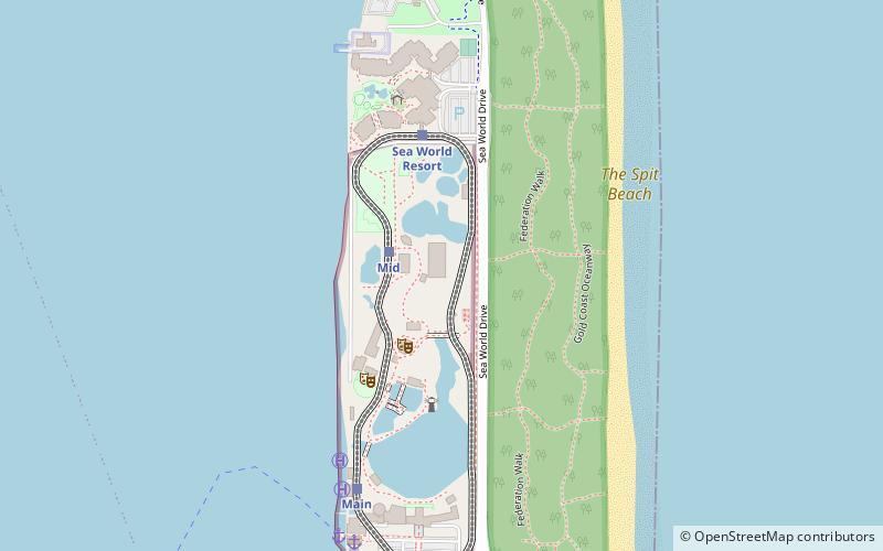 storm coaster gold coast location map