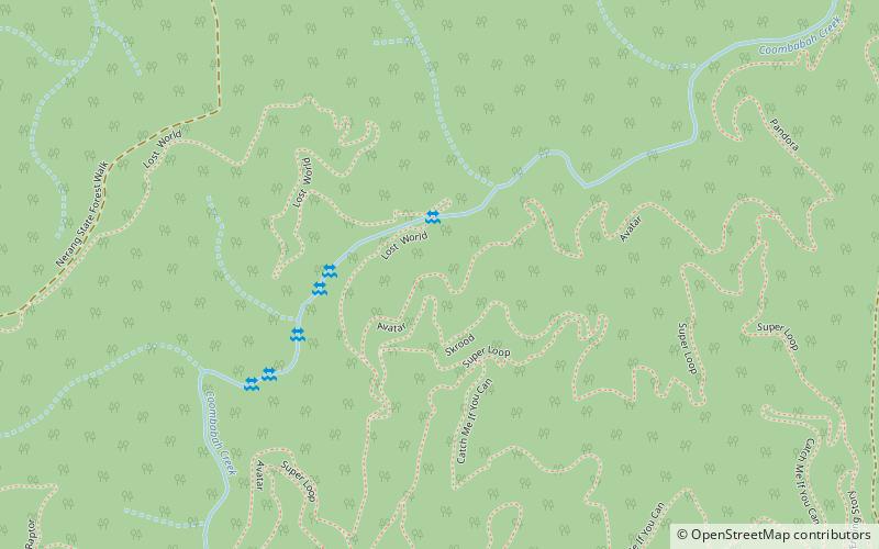 Nerang National Park location map